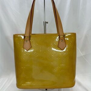 ❌SOLD Louis Vuitton Yellow Vernis Houston Bag❌
